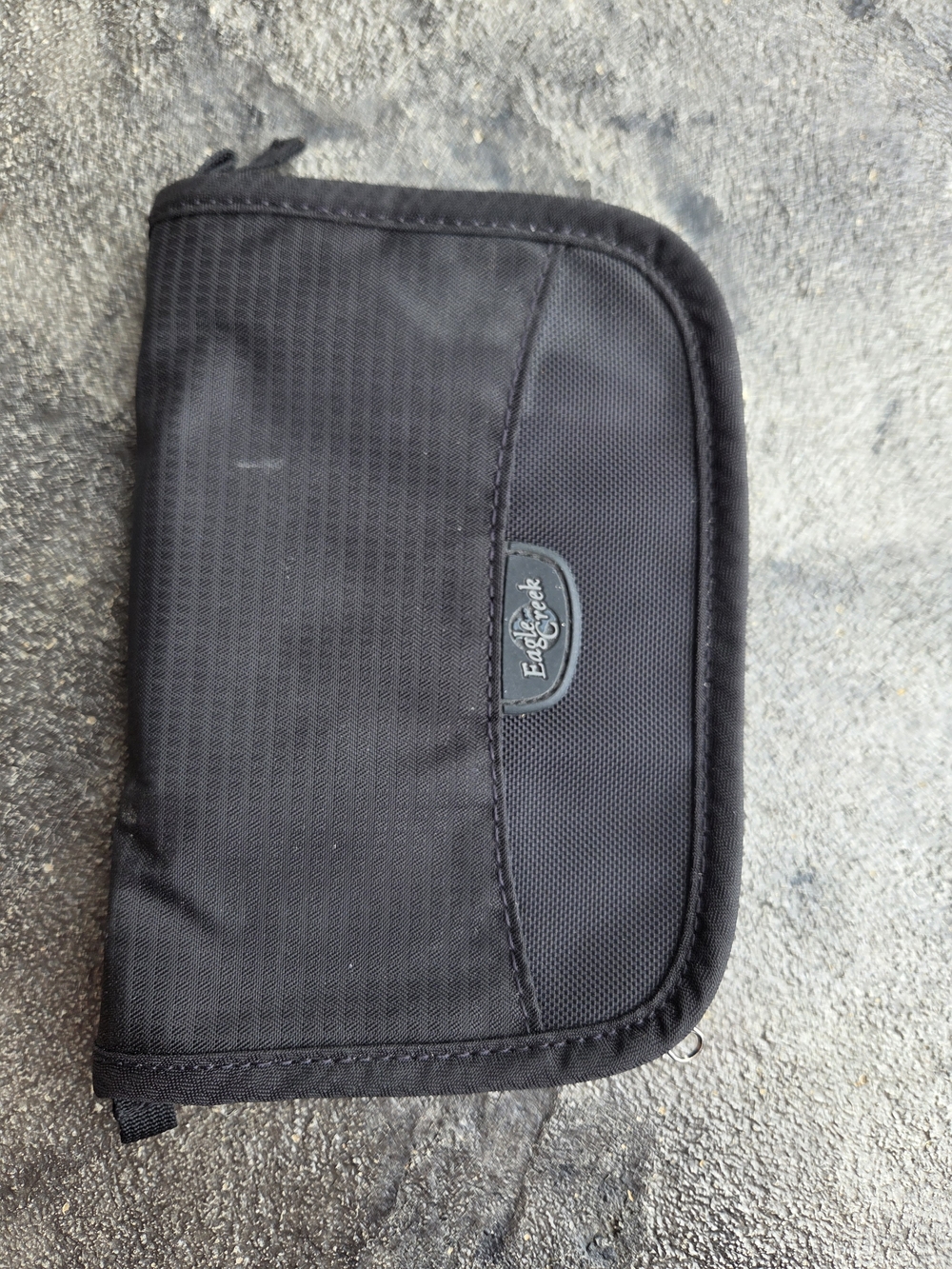 Black Travel Organizer Wallet